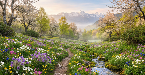 Frühlingslandschaft